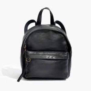 🖤 Madewell mini Lorimer leather backpack in black 🖤